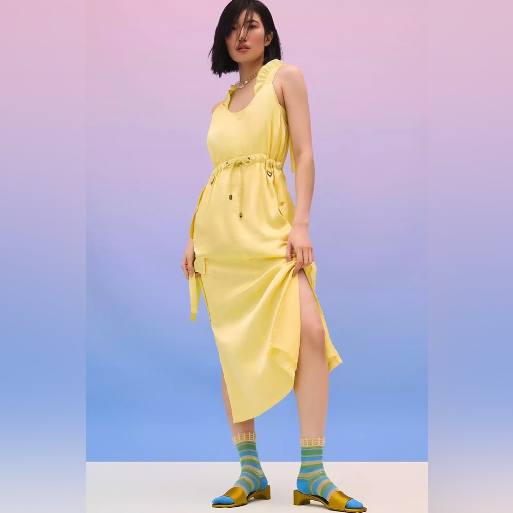 LOVE THE LABEL SLEEVELESS UTILITY DRESS - Picture 2 of 3